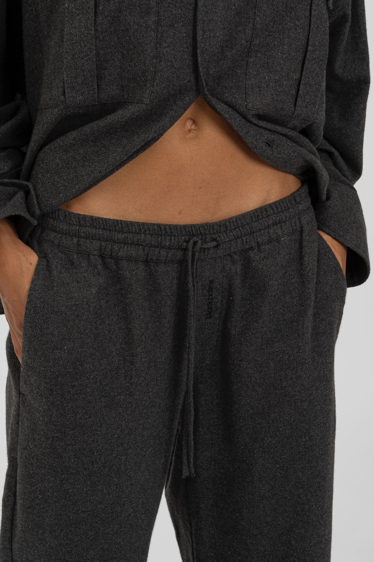 FLANNY Pants Anthracite