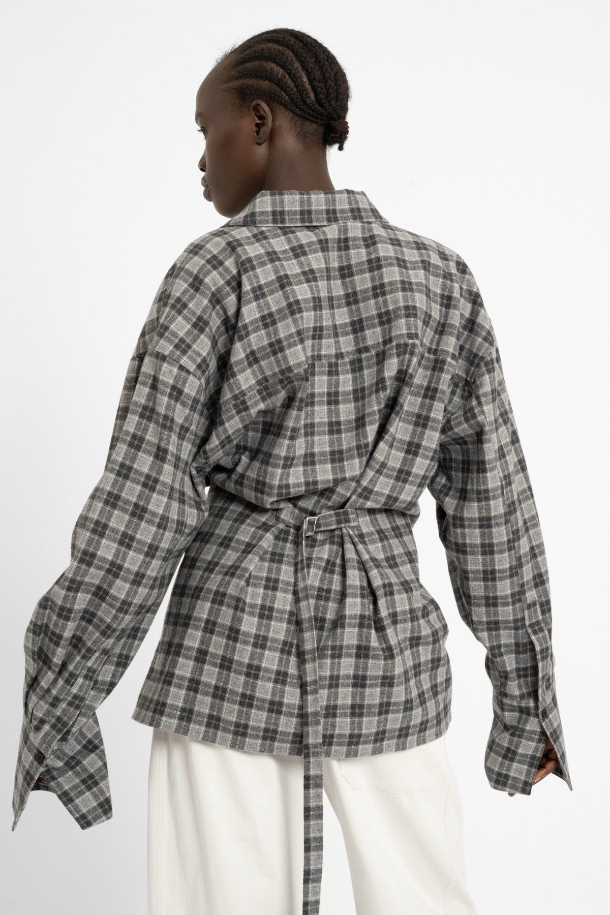 CLEAH Shirt Grey Checked