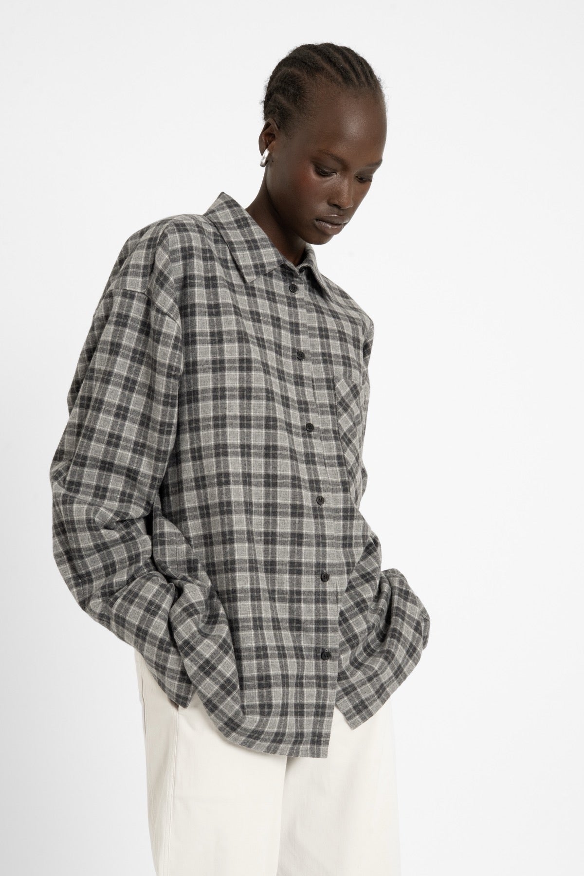 CLEAH Shirt Grey Checked