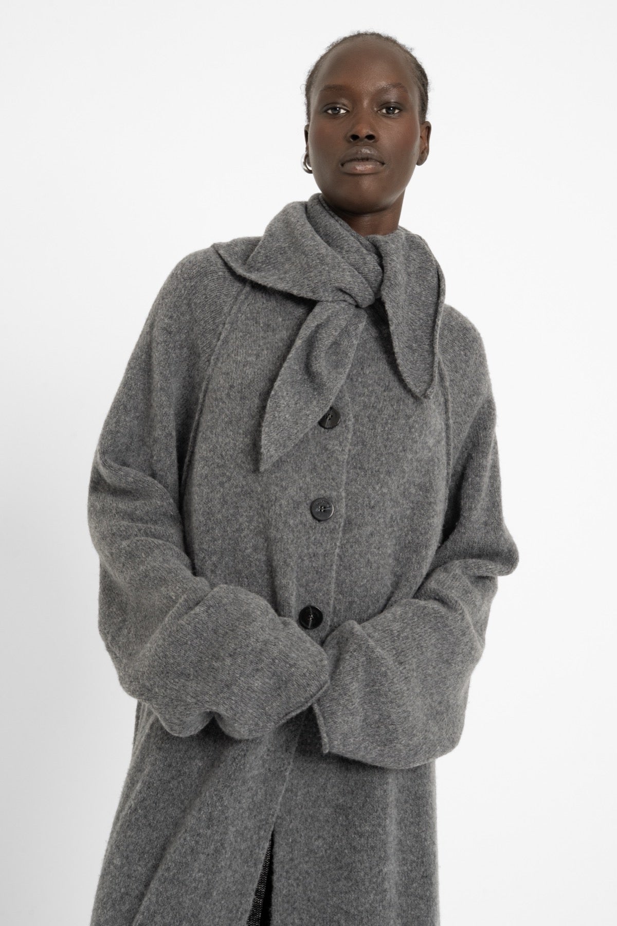 MAEXIN Cardigan Anthracite