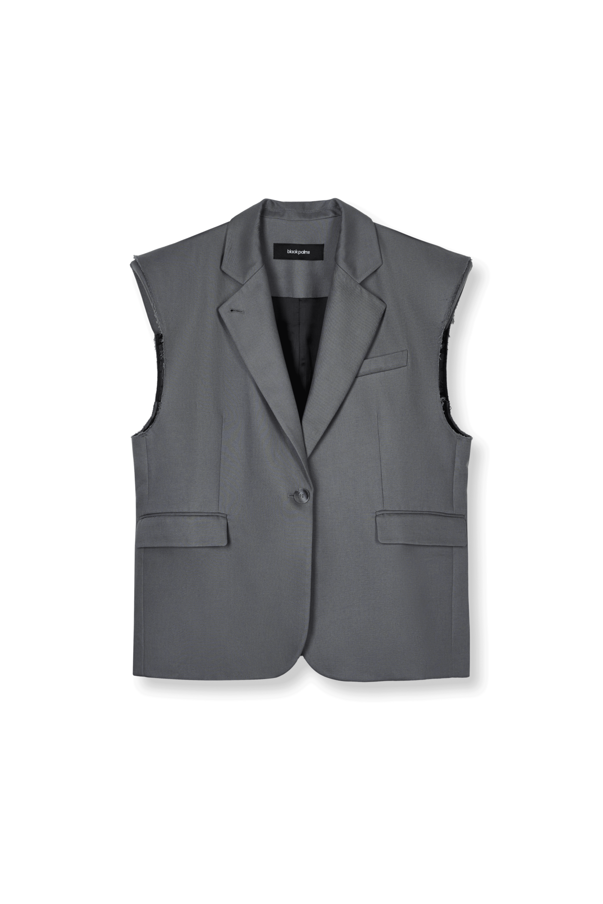 BOBBY Blazer Vest Dark Grey