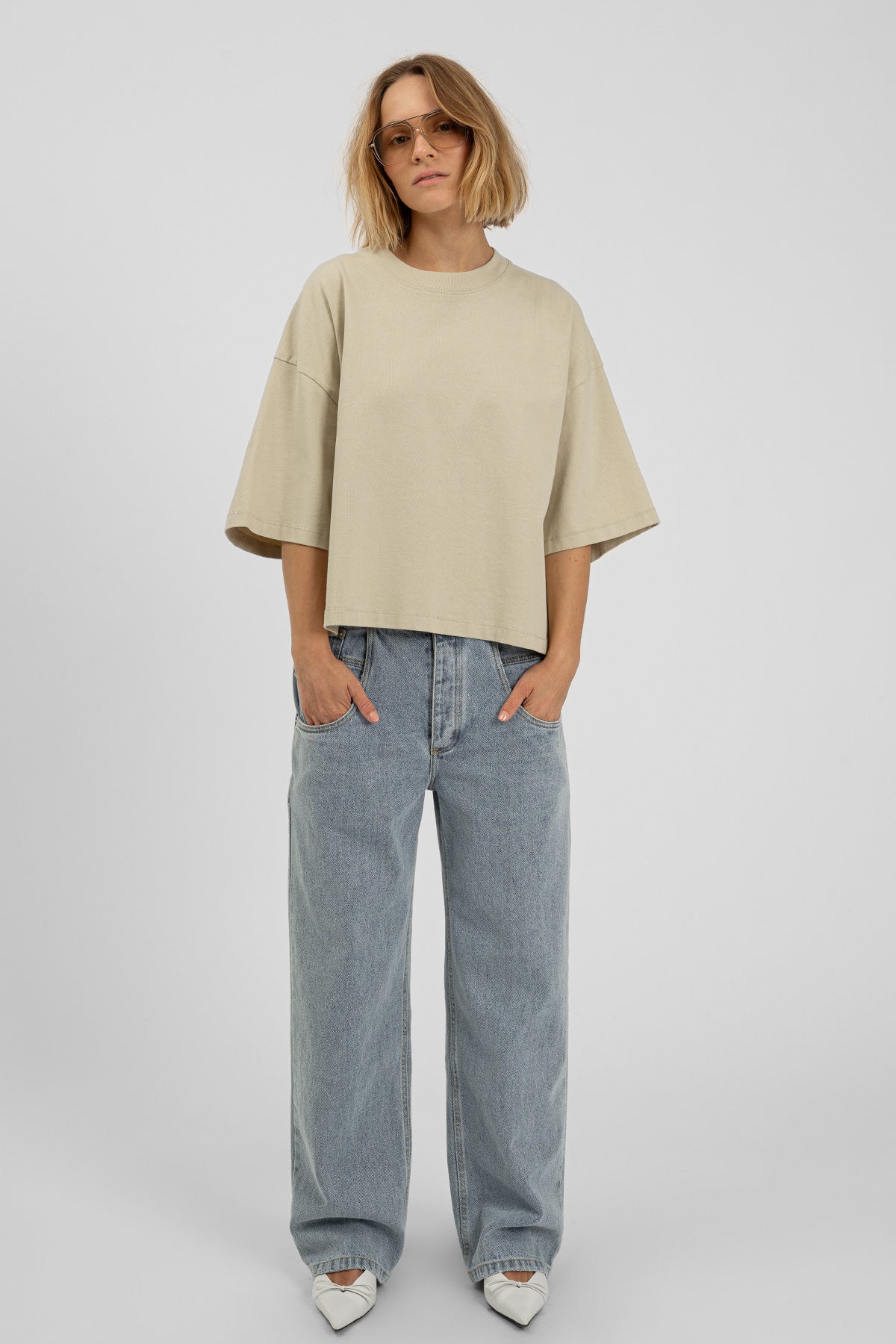 bp HEAVY 007 Boxy Tee Pistachio