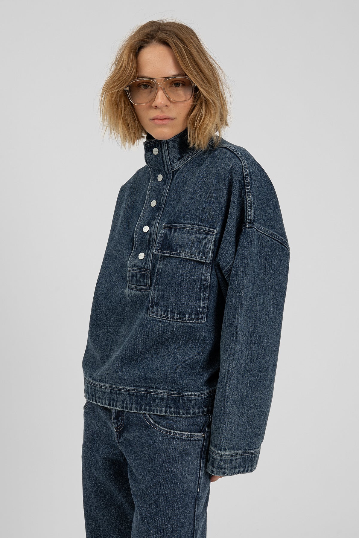 JEANY 2601 Shirt Indigo Blue