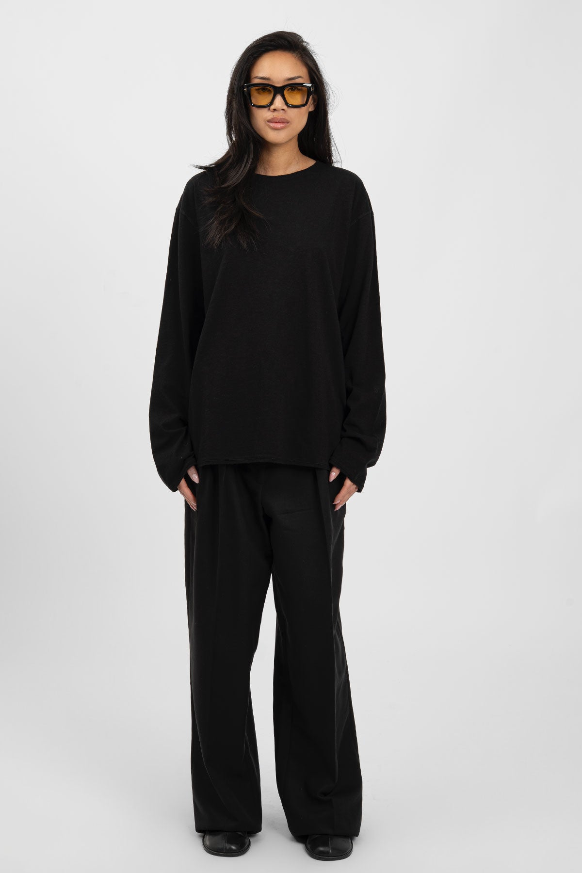 bp FLAME 004 Long Tee Black