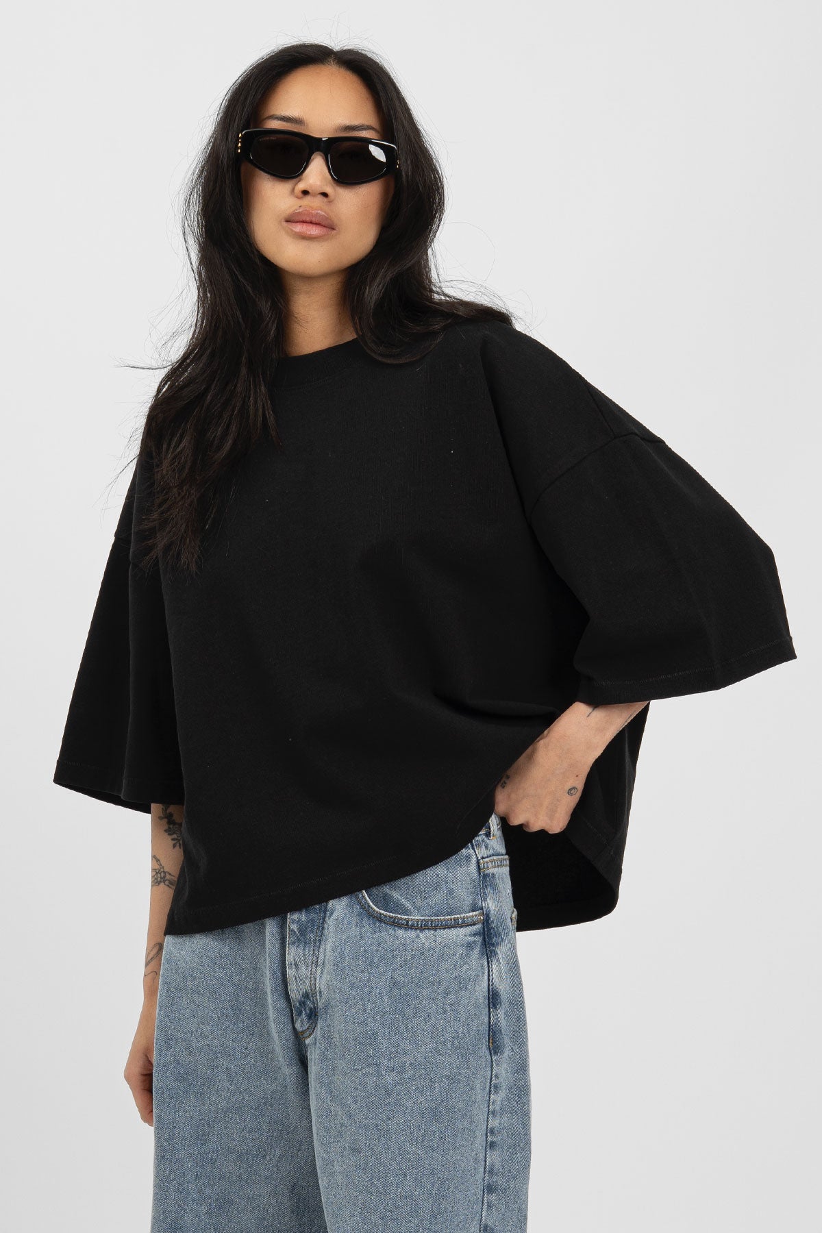 bp HEAVY 007 Boxy Tee Black