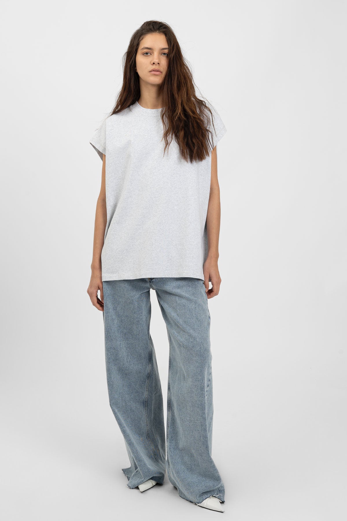 bp HEAVY 013 Sleeveless Tee Grey