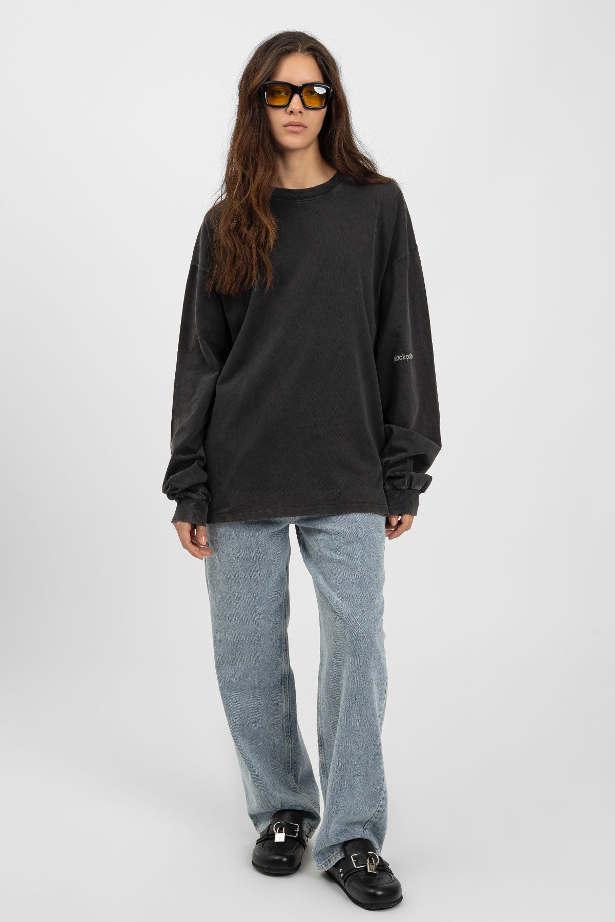 bp ICONIC 003 Long Tee Faded Black