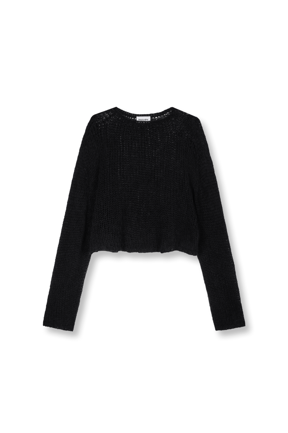 STEPHL Cropped Sweater Black