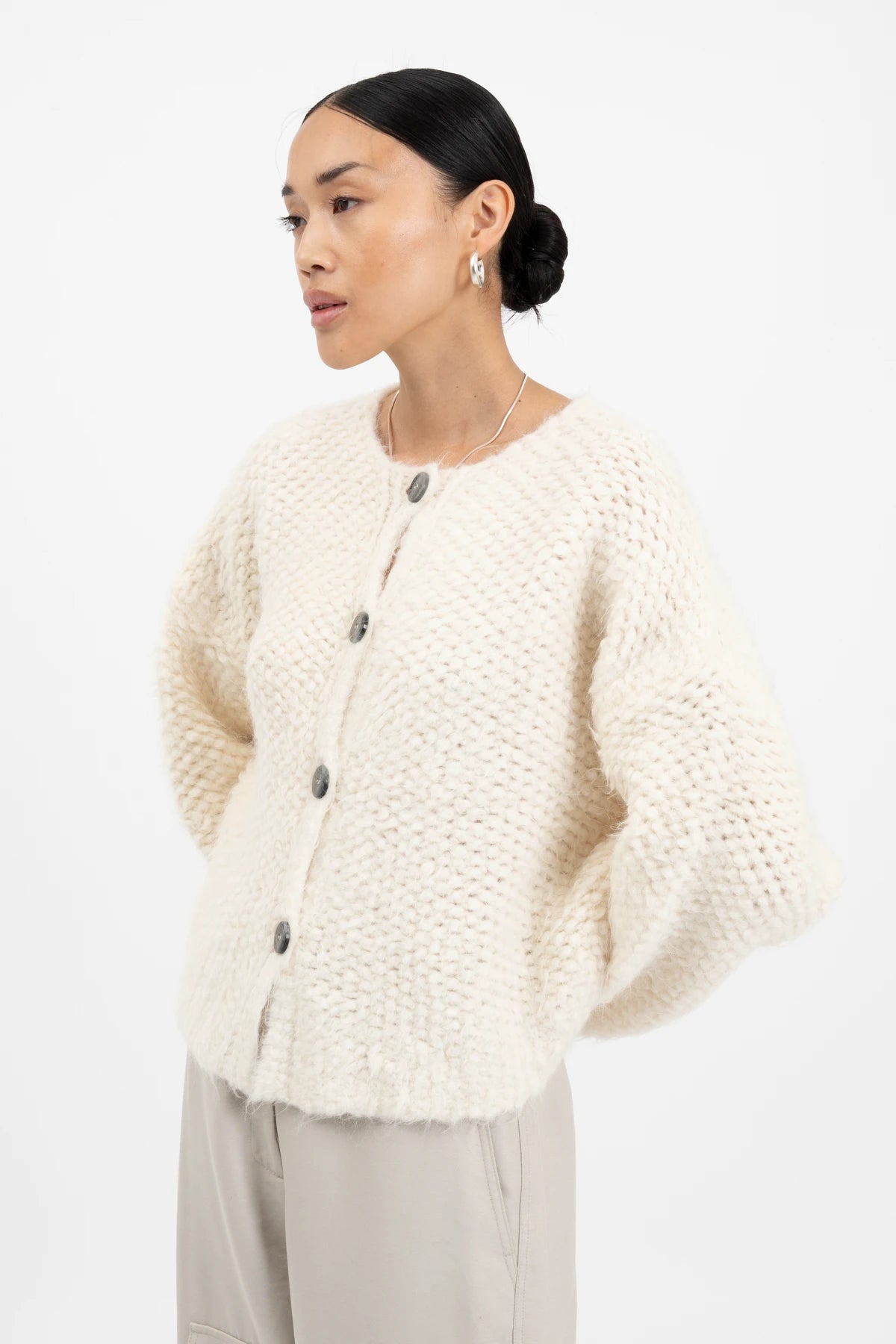 CORSETTA Cardigan Cream