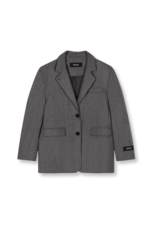 BENJA Blazer Pinstripe Grey