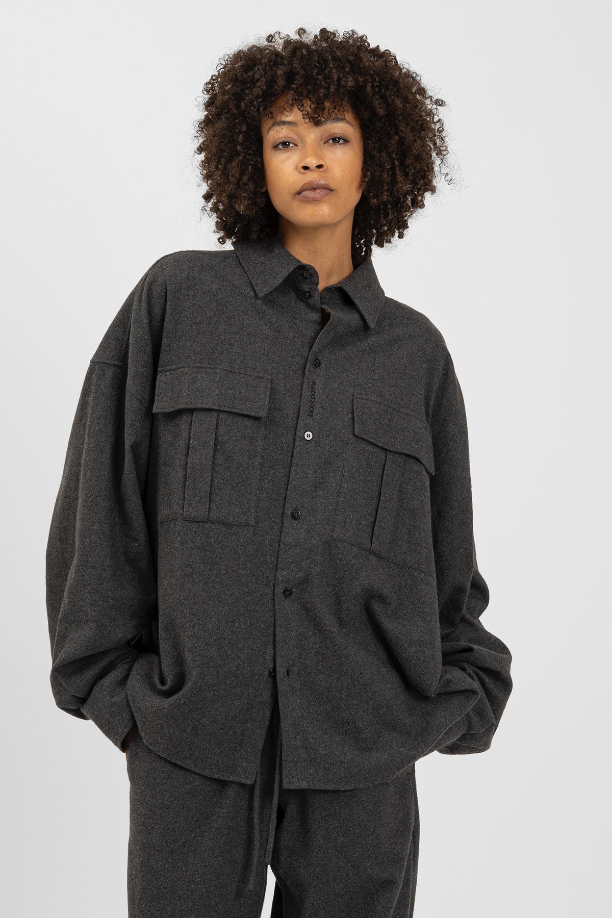 FLANNY Shirt Anthracite