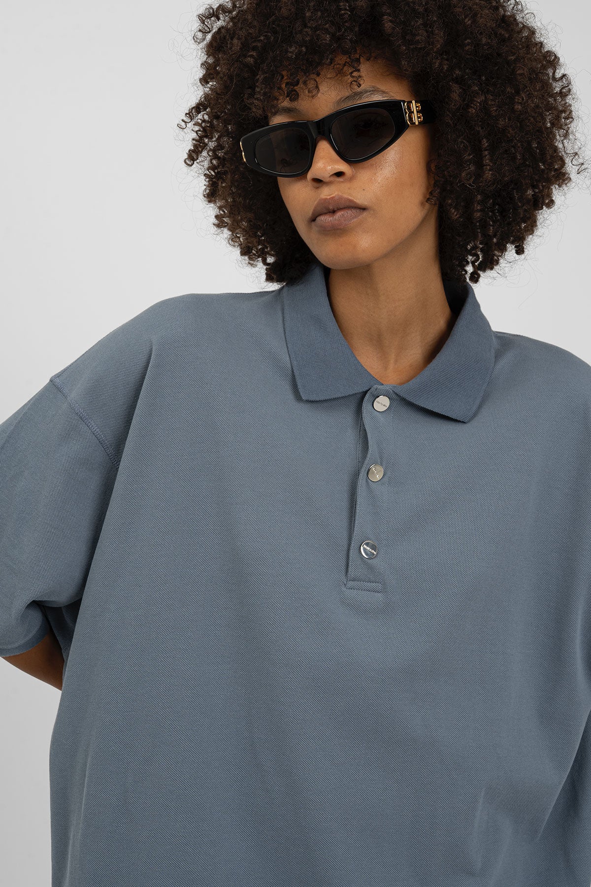 bp Polo Tee Retro Blue