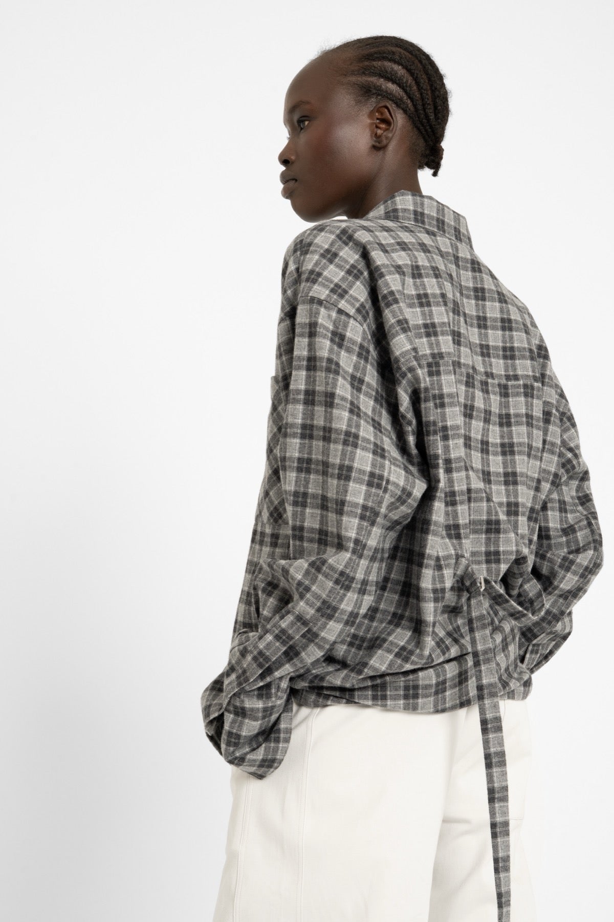 CLEAH Shirt Grey Checked