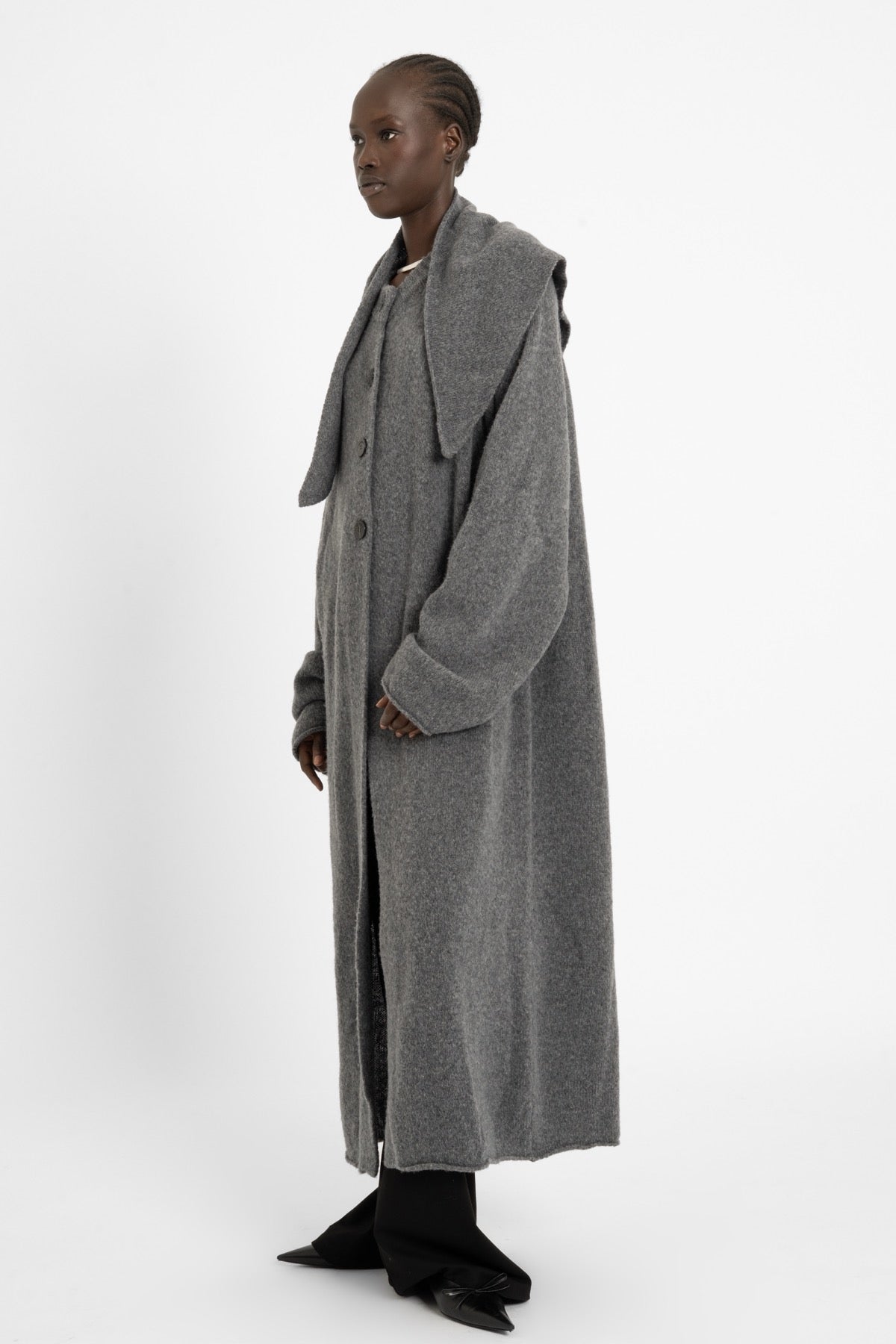 MAEXIN Cardigan Anthracite
