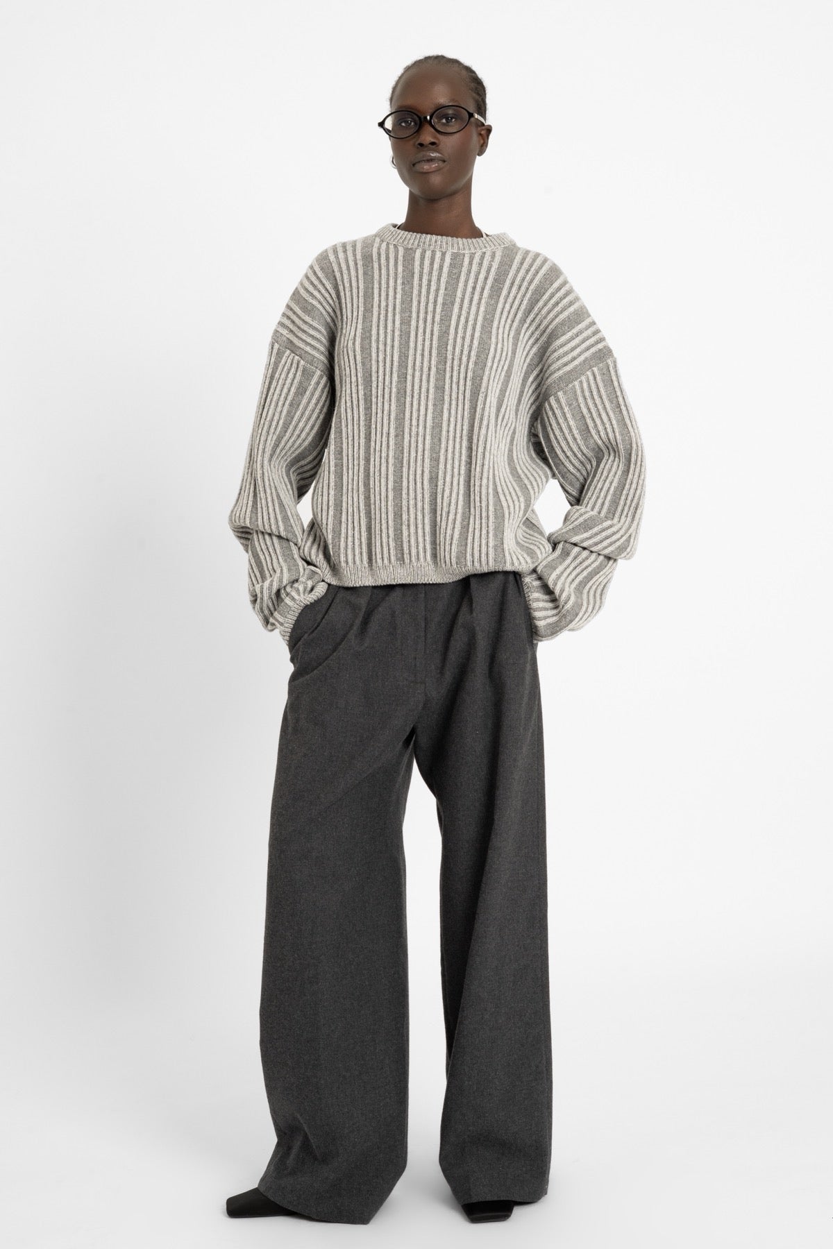 NOVIE Sweater Bicolor Grey