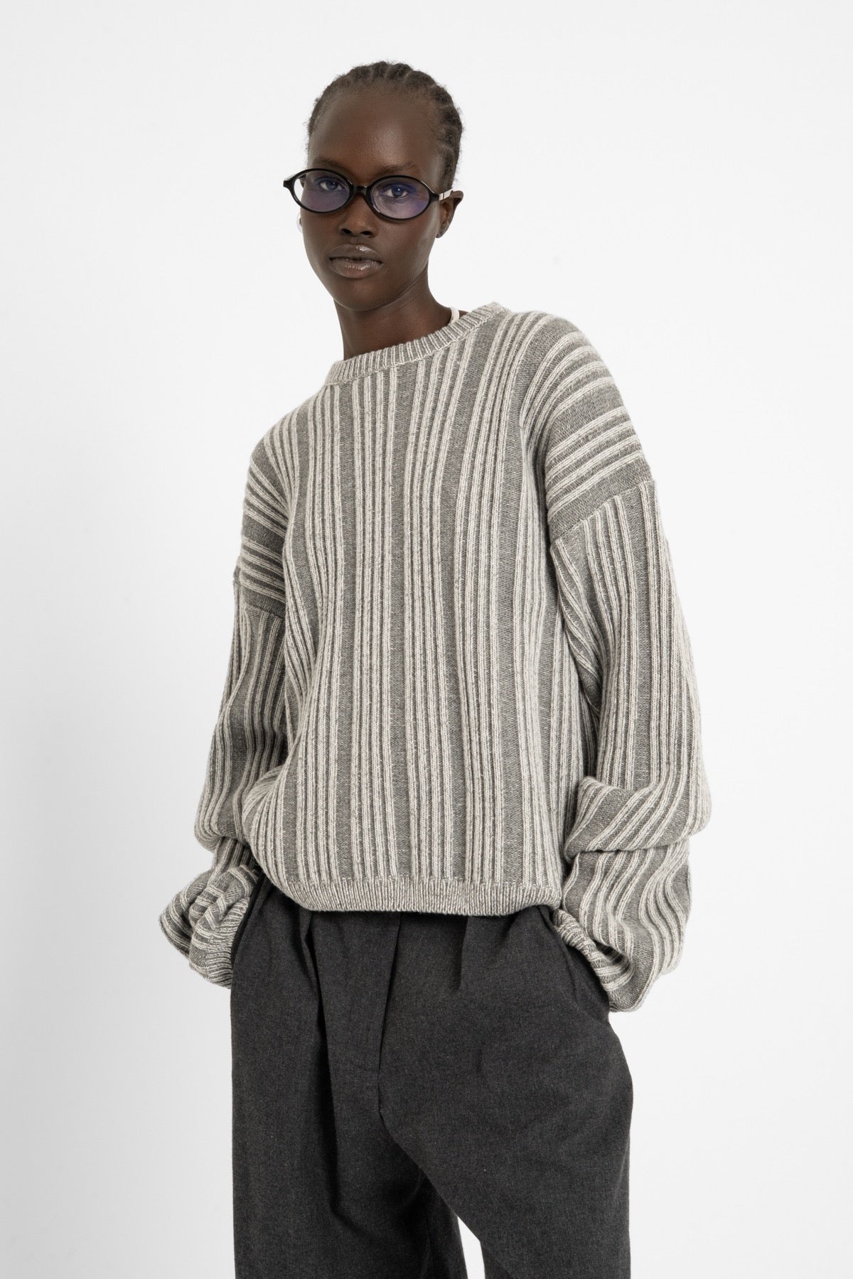 NOVIE Sweater Bicolor Grey