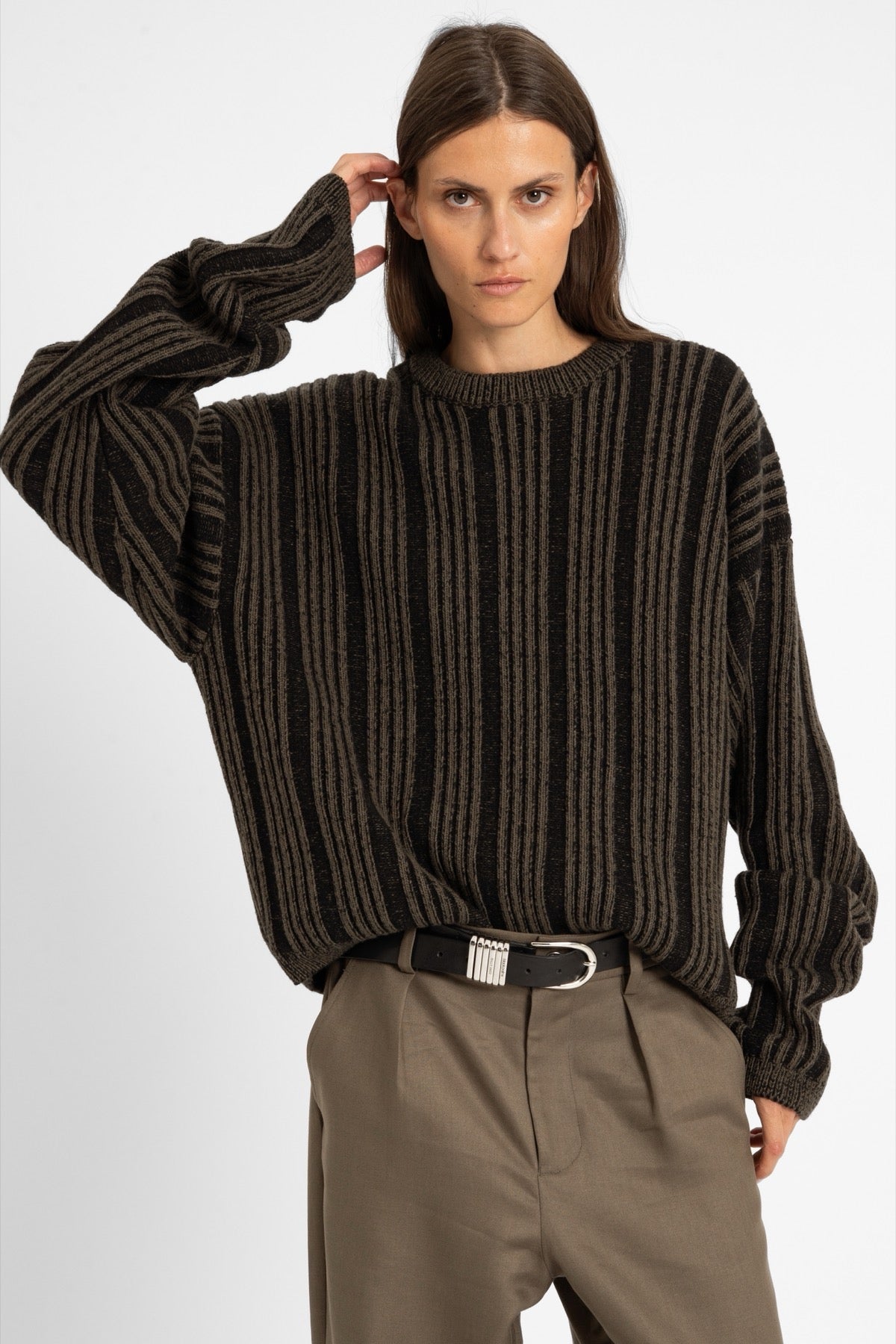 NOVIE Sweater Bicolor Olive