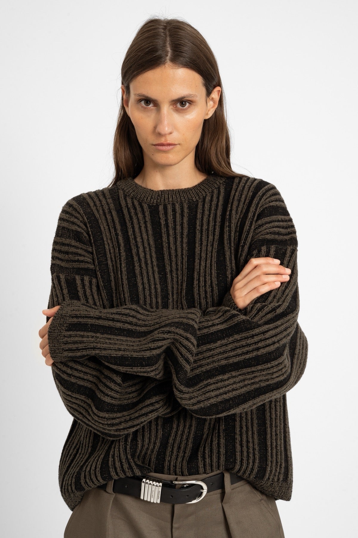 NOVIE Sweater Bicolor Olive