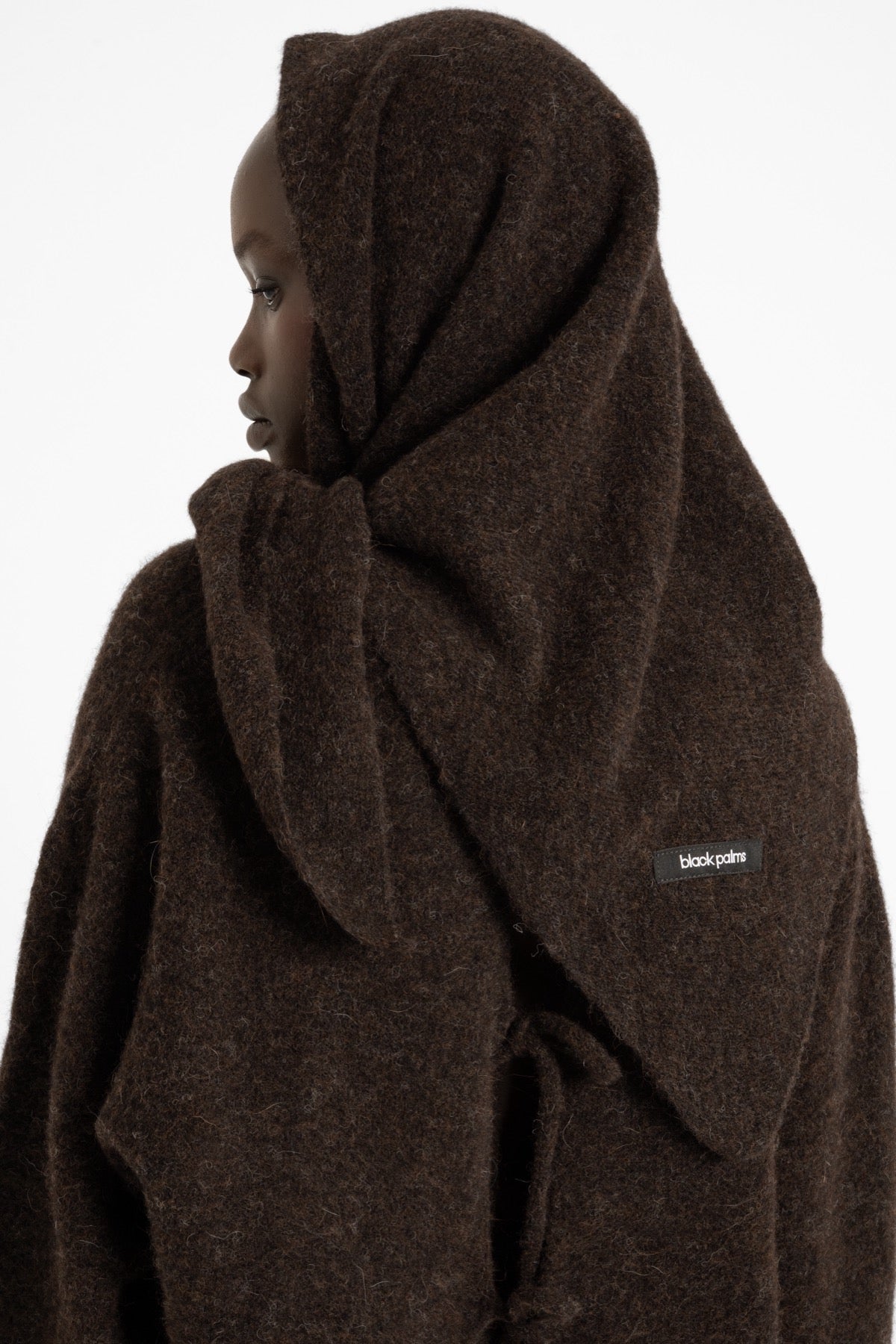 TRIANGLE Maxi Scarf Chocolate