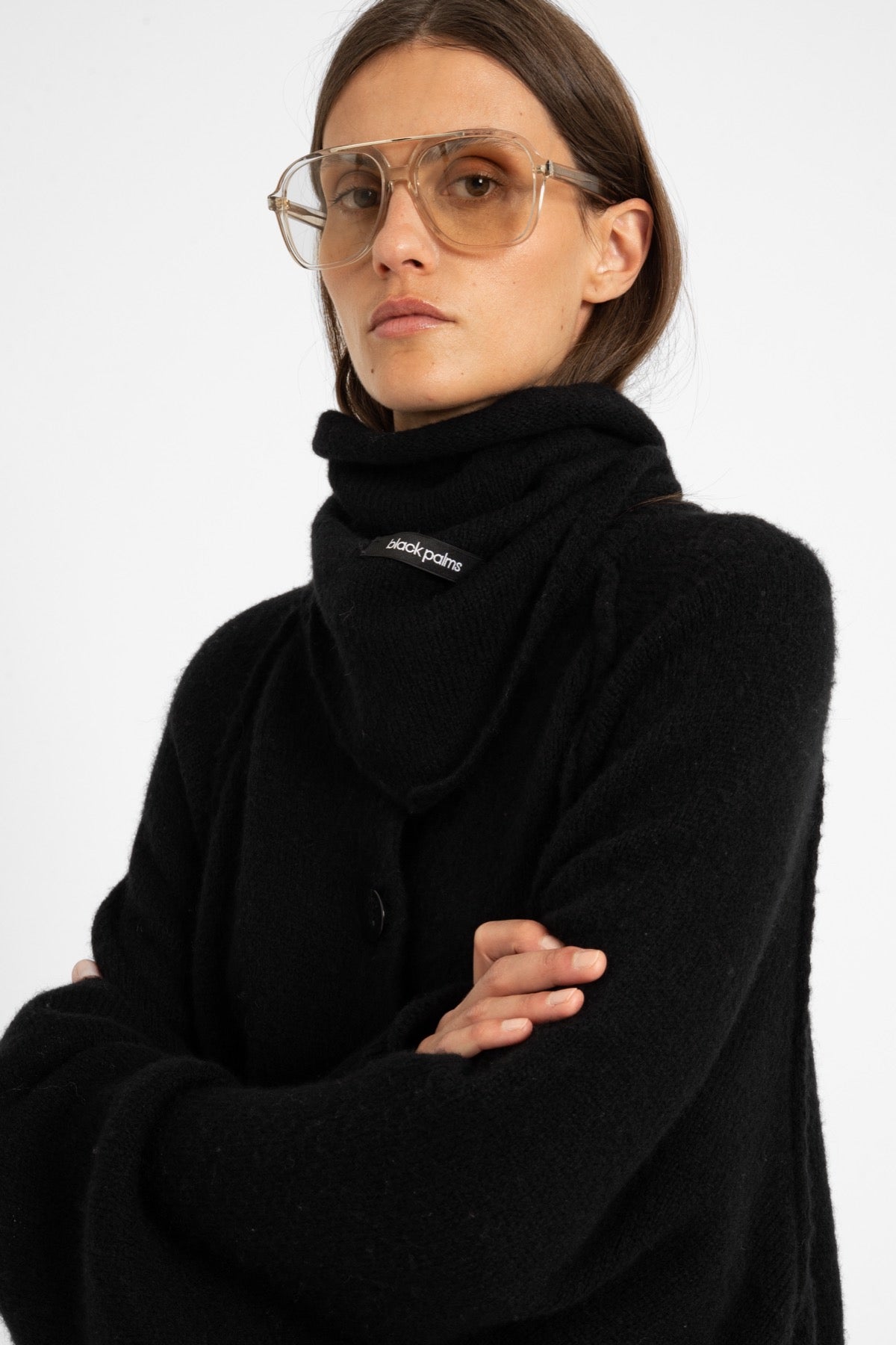 TRIANGLE Mini Scarf Black