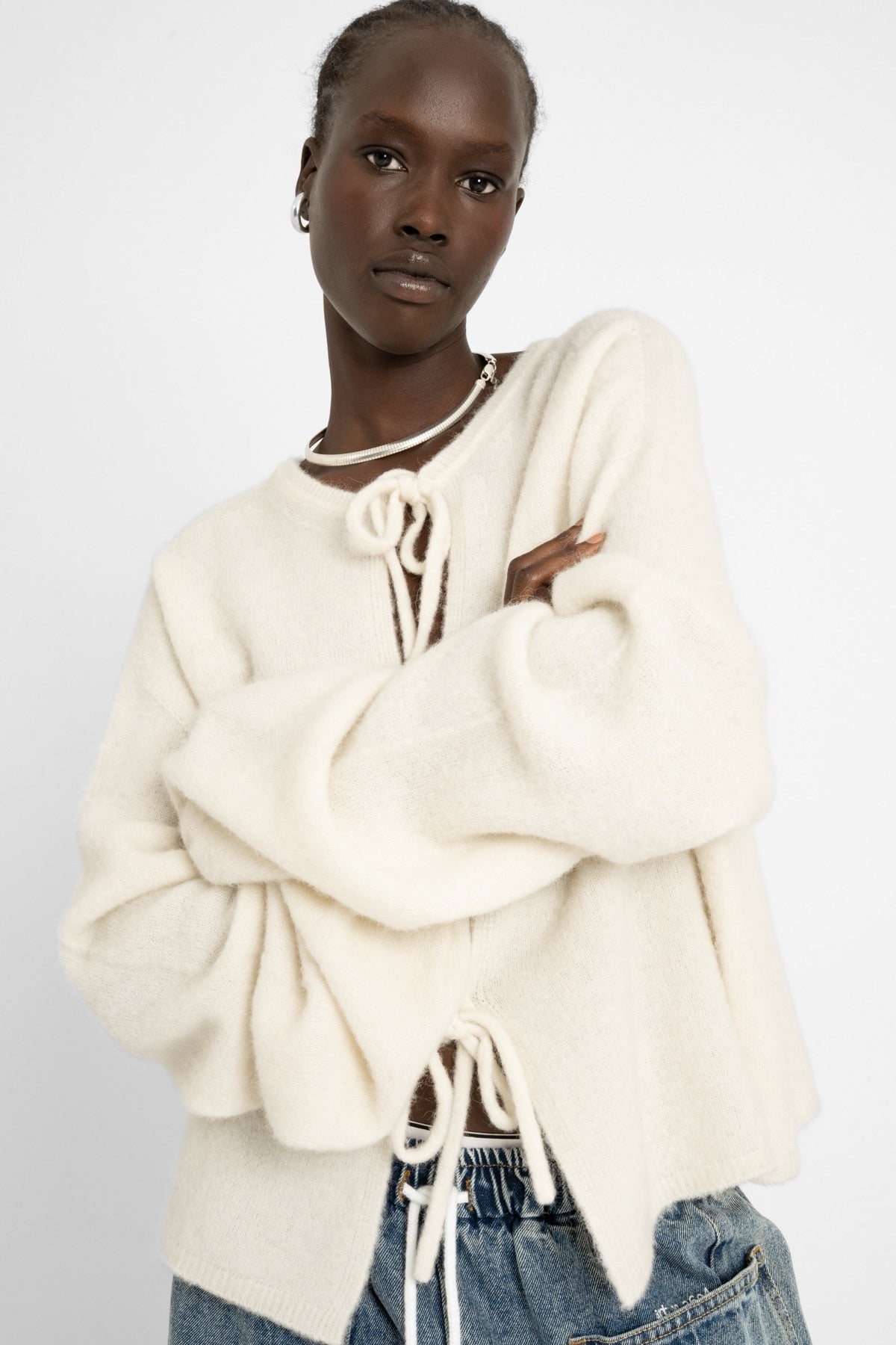 ZUSIE Cardigan Cream