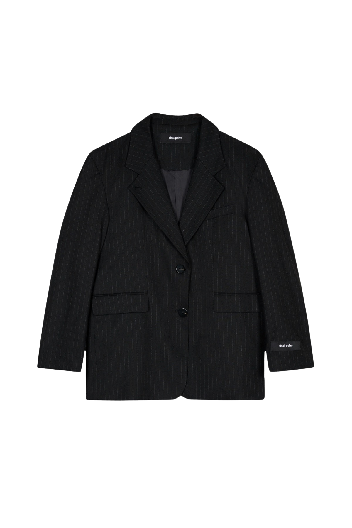 BENJA Blazer Pinstripe Black