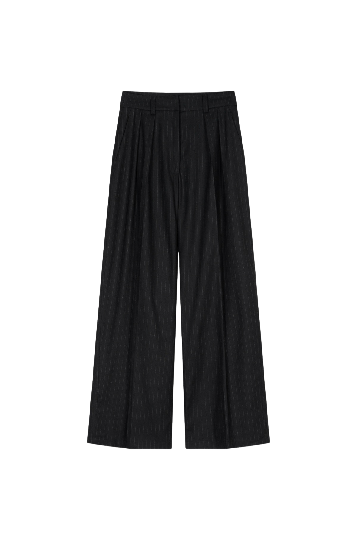 BENJA Flares Pinstripe Black