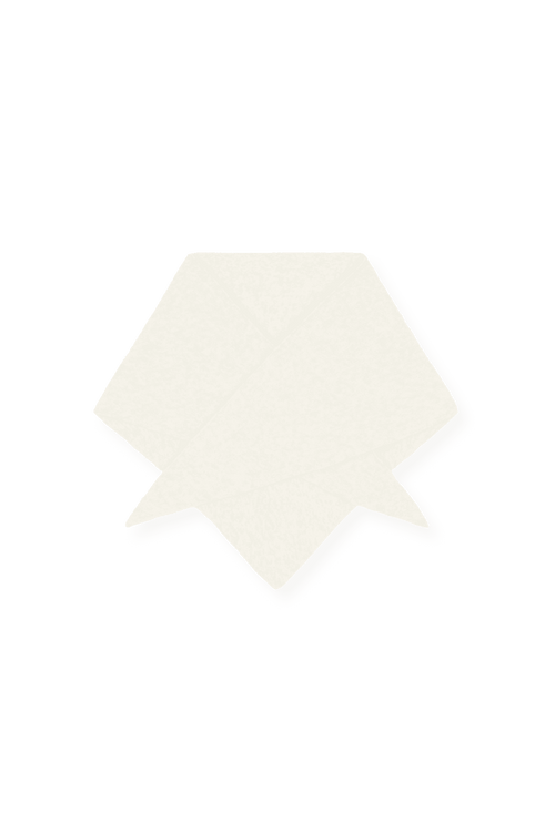 TRIANGLE Maxi Scarf Cream