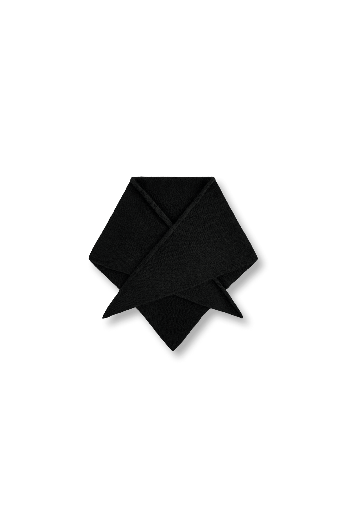 TRIANGLE Mini Scarf Black