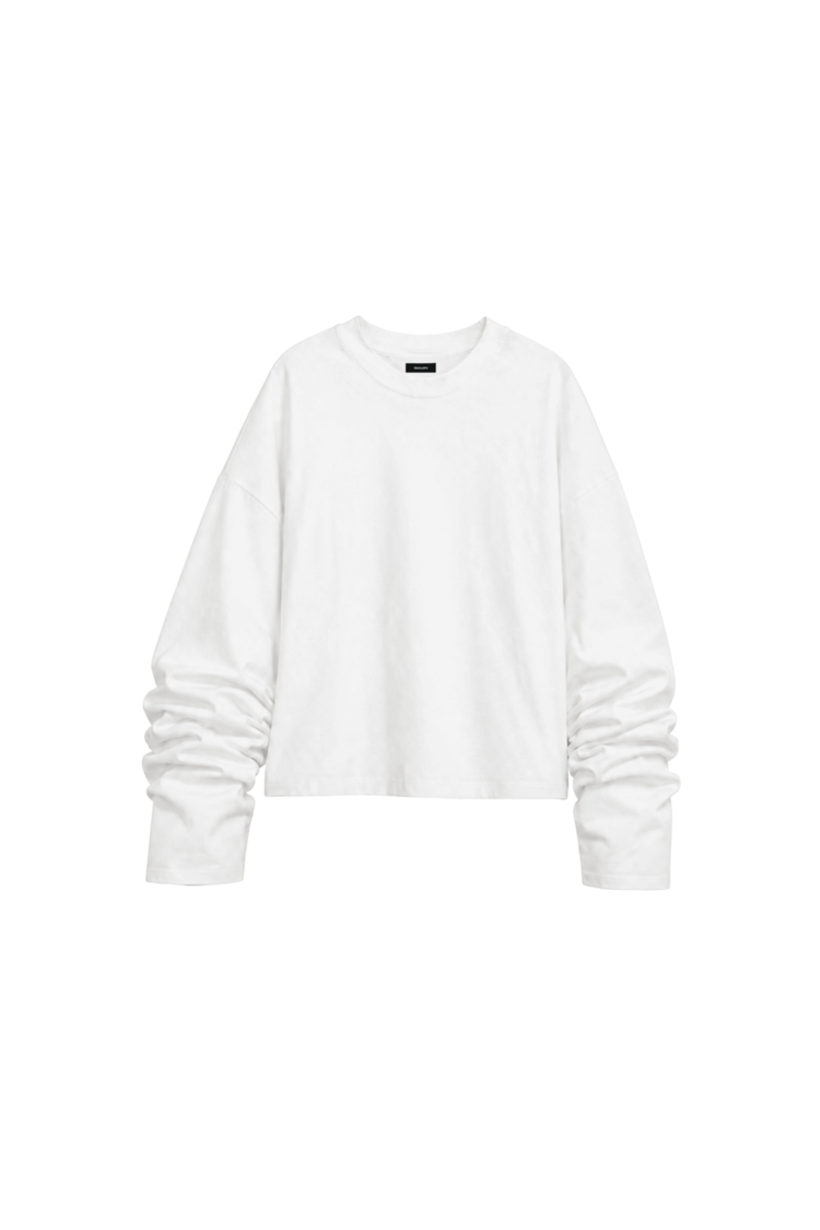bp HEAVY 031 Boxy Long Tee White