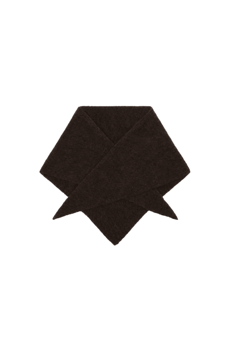 TRIANGLE Maxi Scarf Chocolate