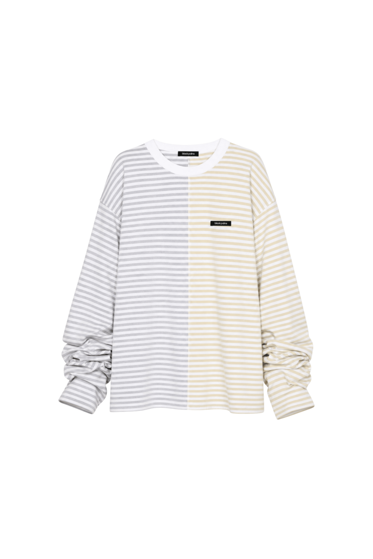 bp ICONIC 003 Long Tee Smoke Blue Stripe