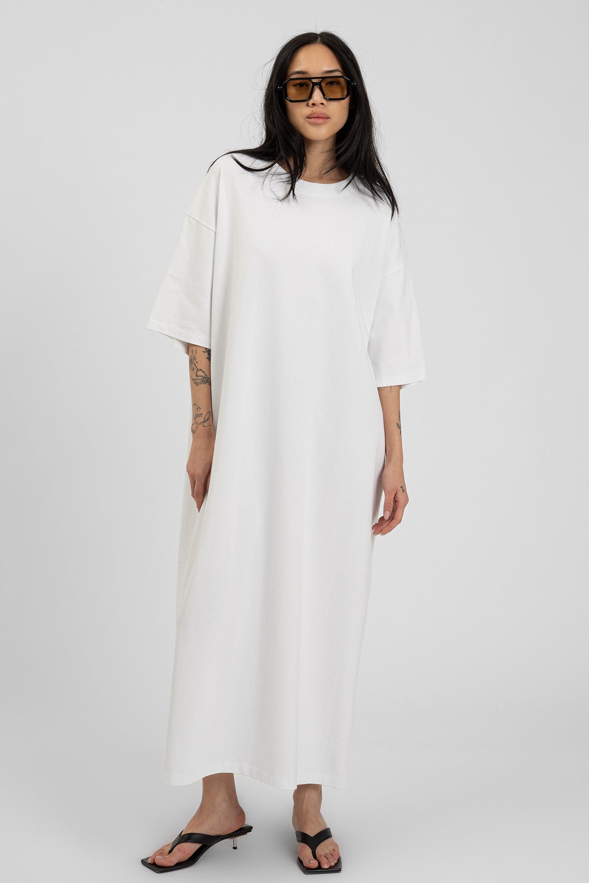 bp HEAVY 023 Maxi Dress White