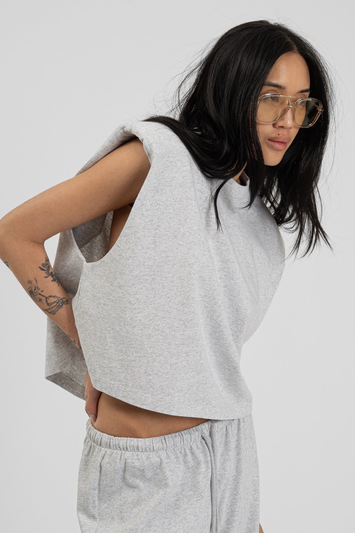 bp ICONIC 014 Shoulder Tee Grey