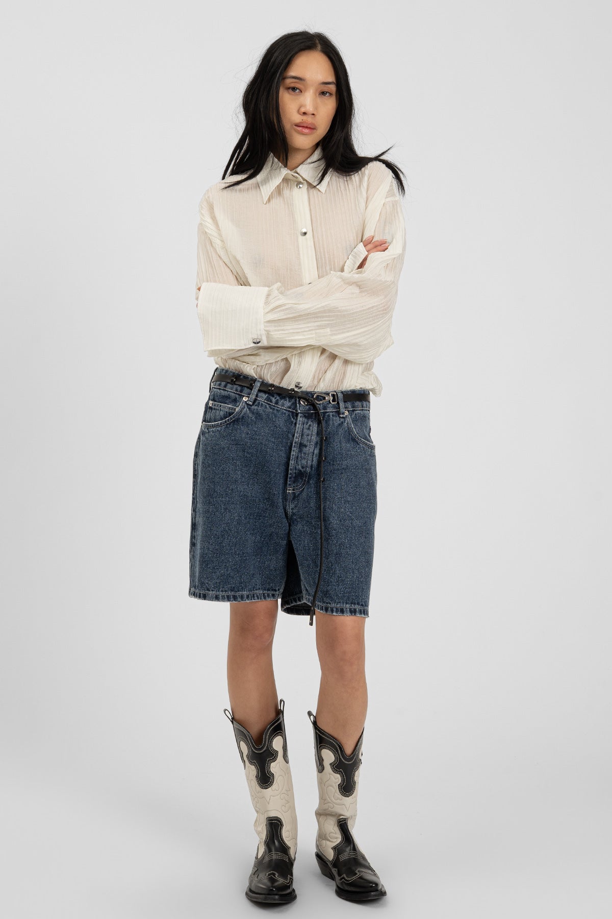 JEANY 2602 Shorts Indigo Blue