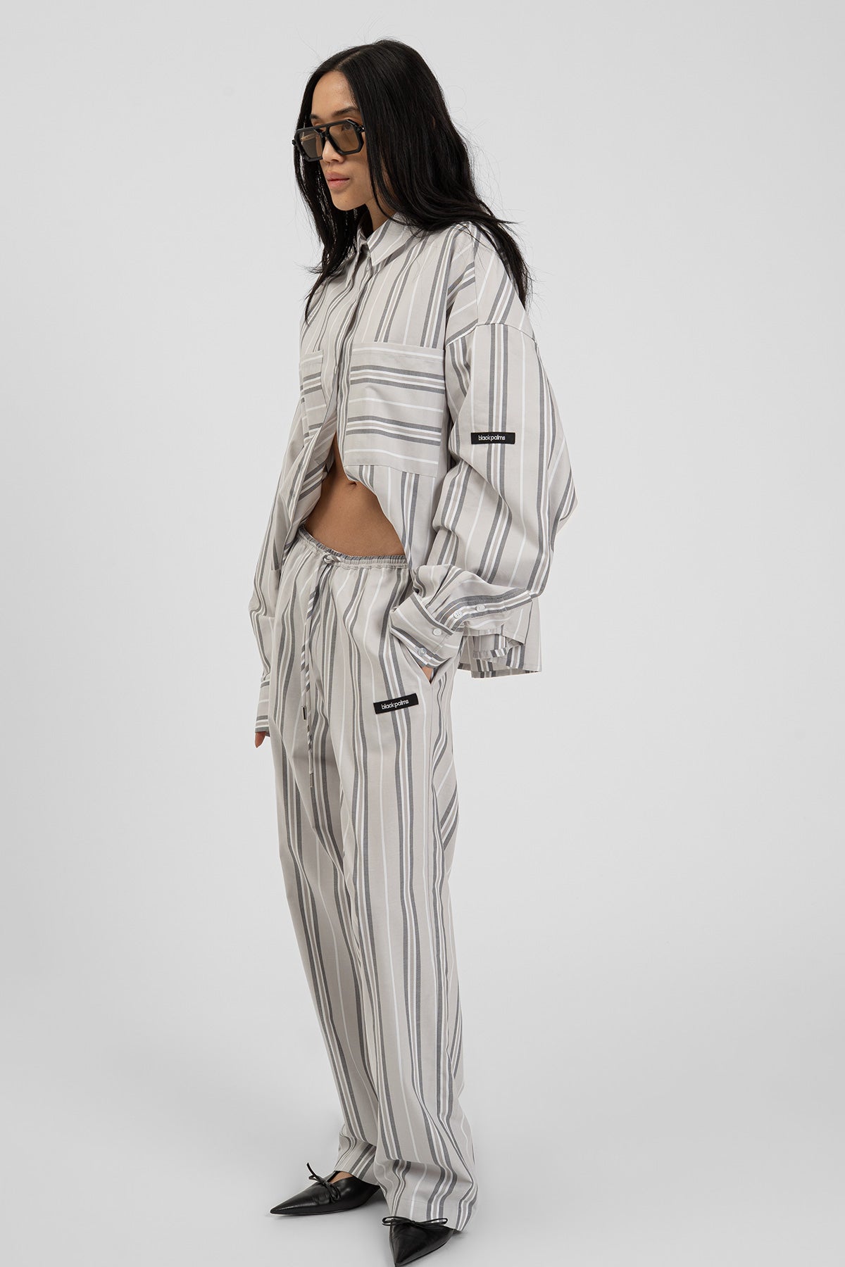 KIANY Pants Grey Striped