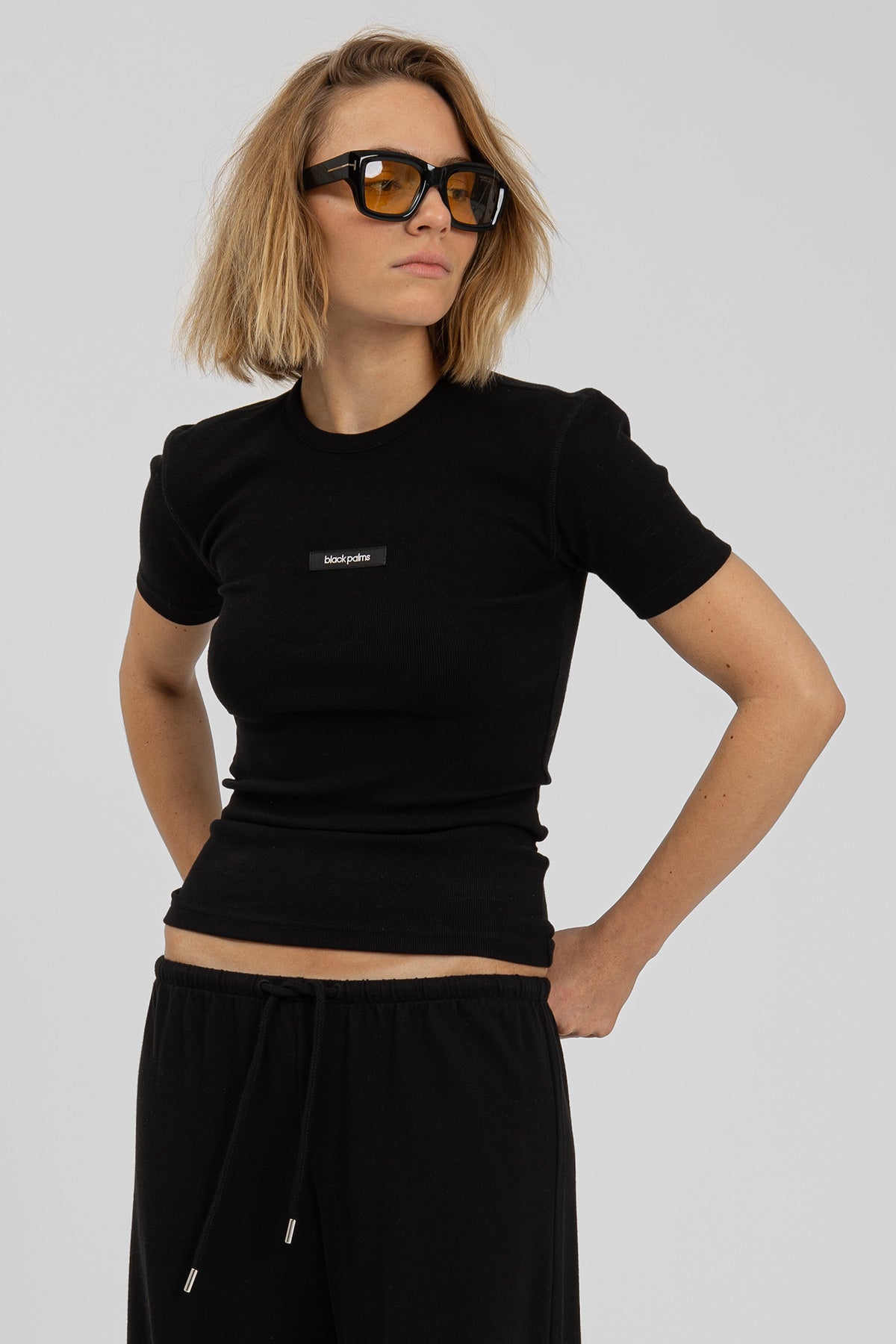 bp THICK 021 Baby Tee Black