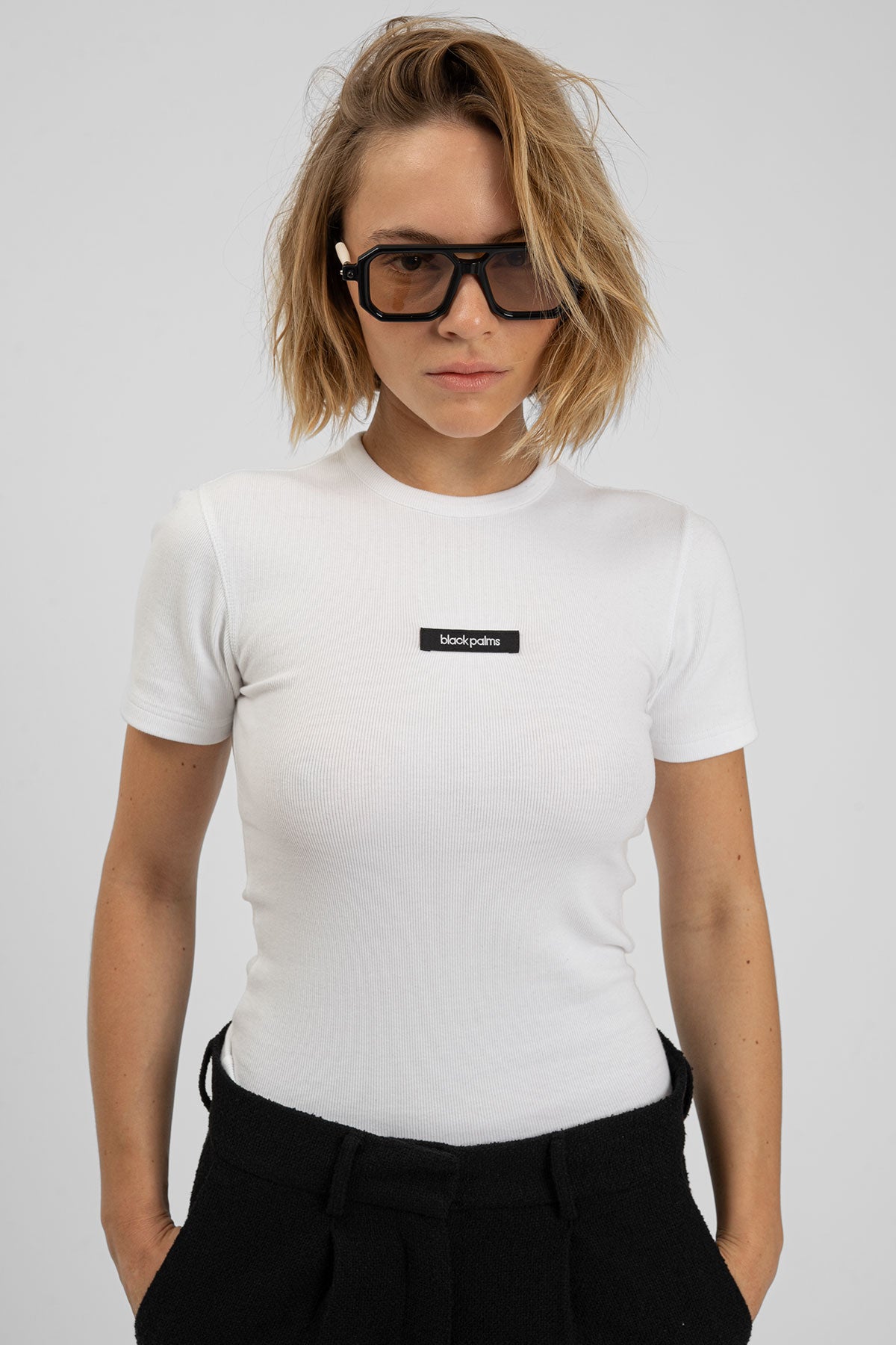 bp THICK 021 Baby Tee White