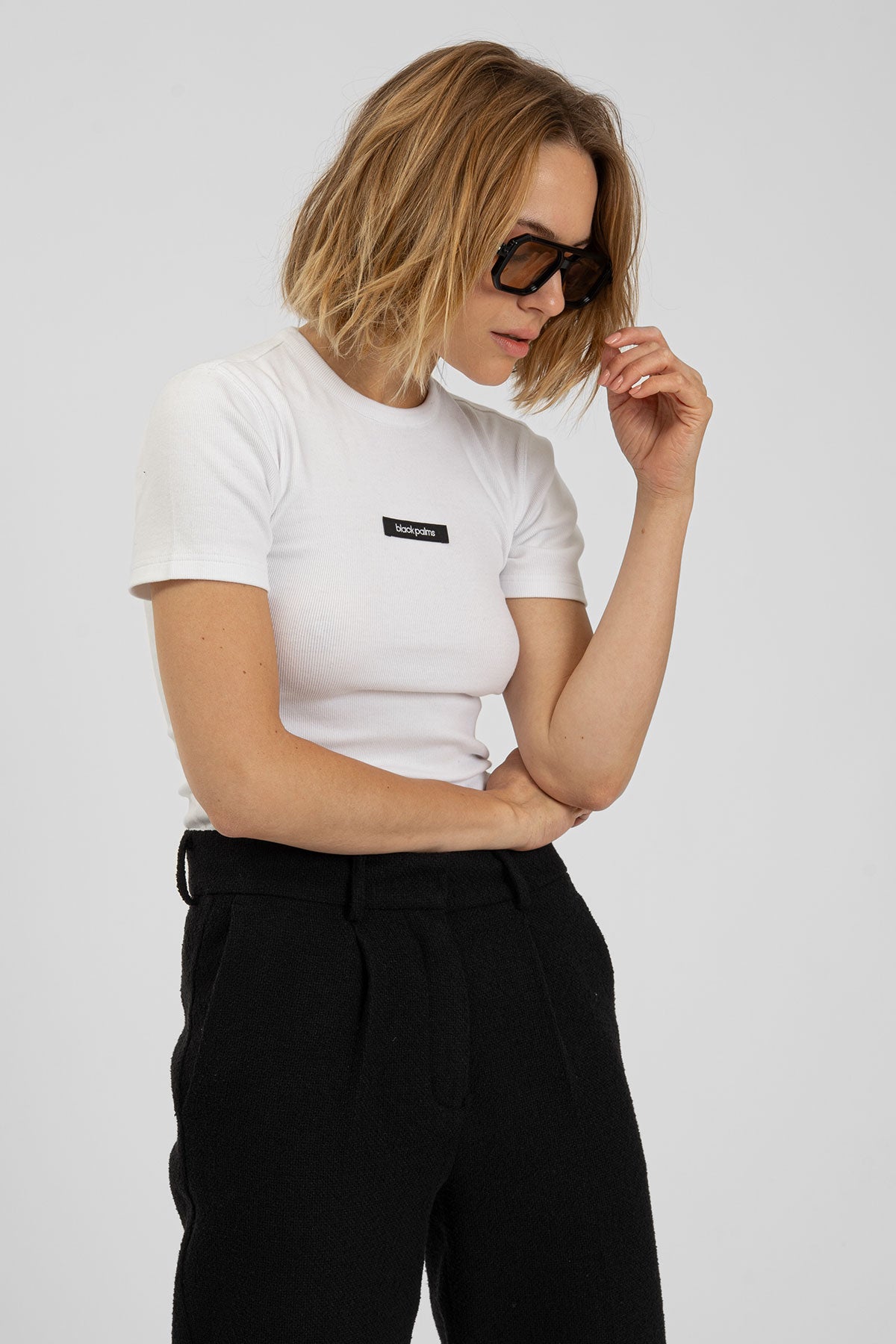 bp THICK 021 Baby Tee White