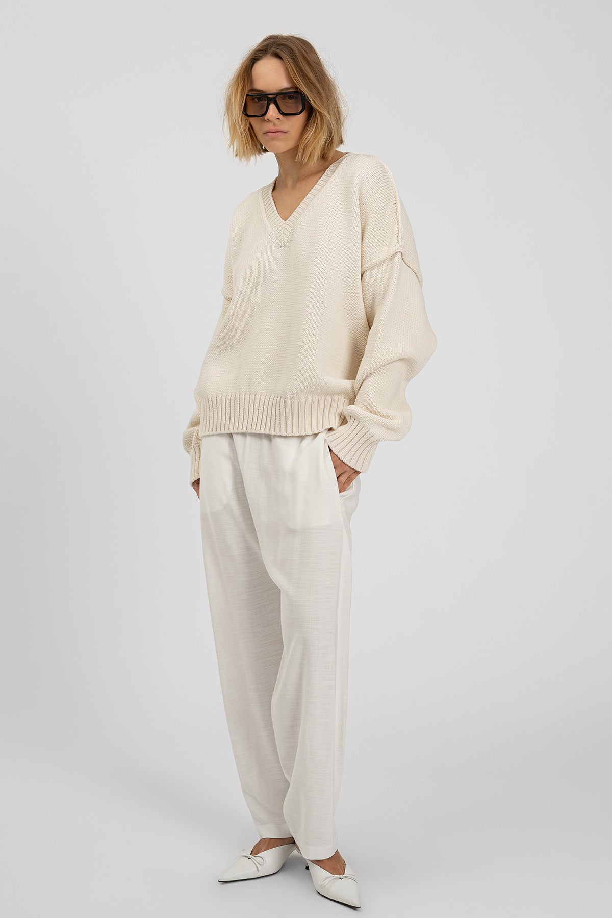 TIRAH Sweater Buttercream