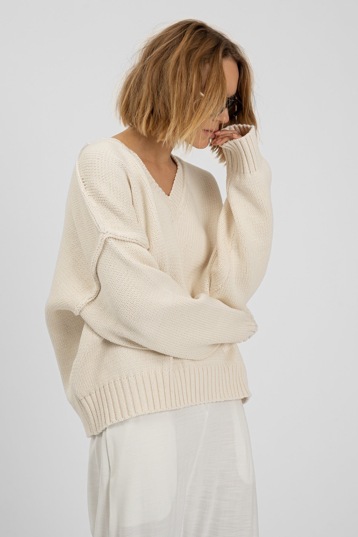 TIRAH Sweater Buttercream