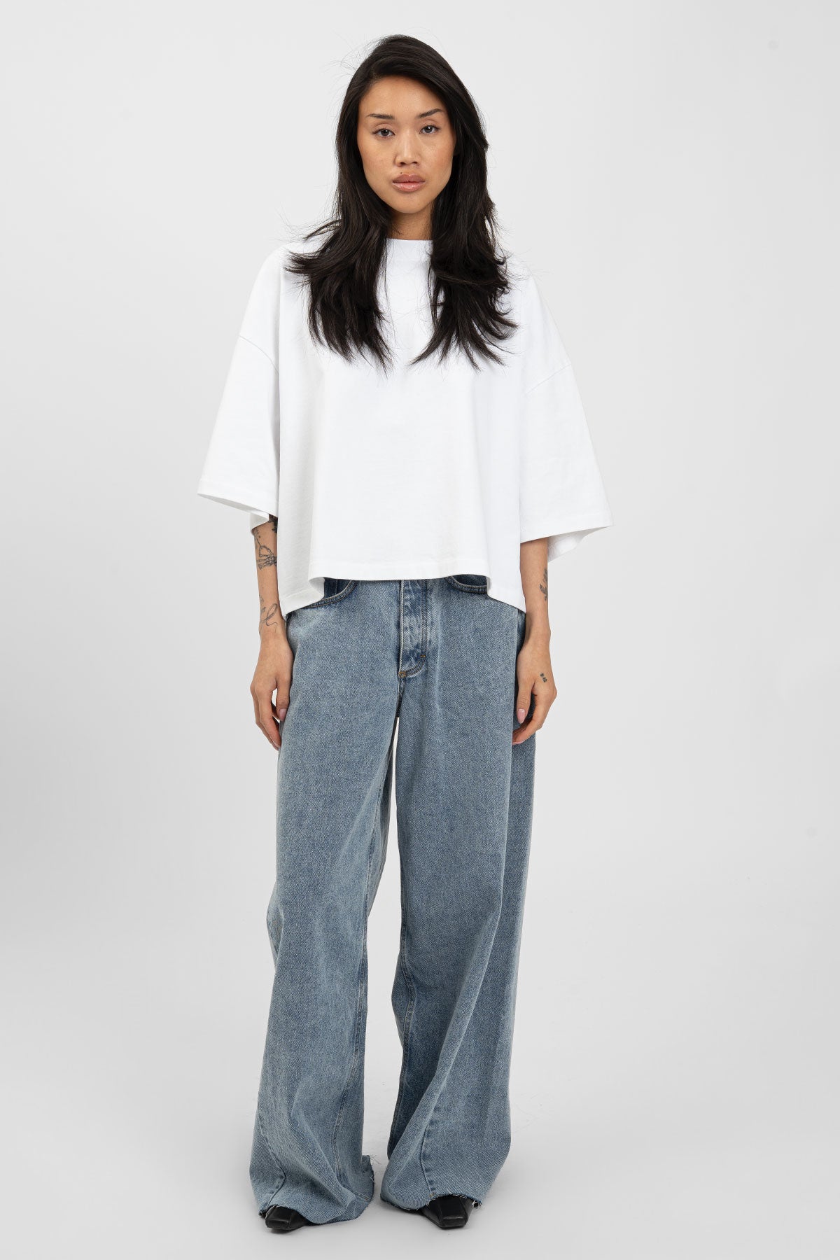 bp HEAVY 007 Boxy Tee White