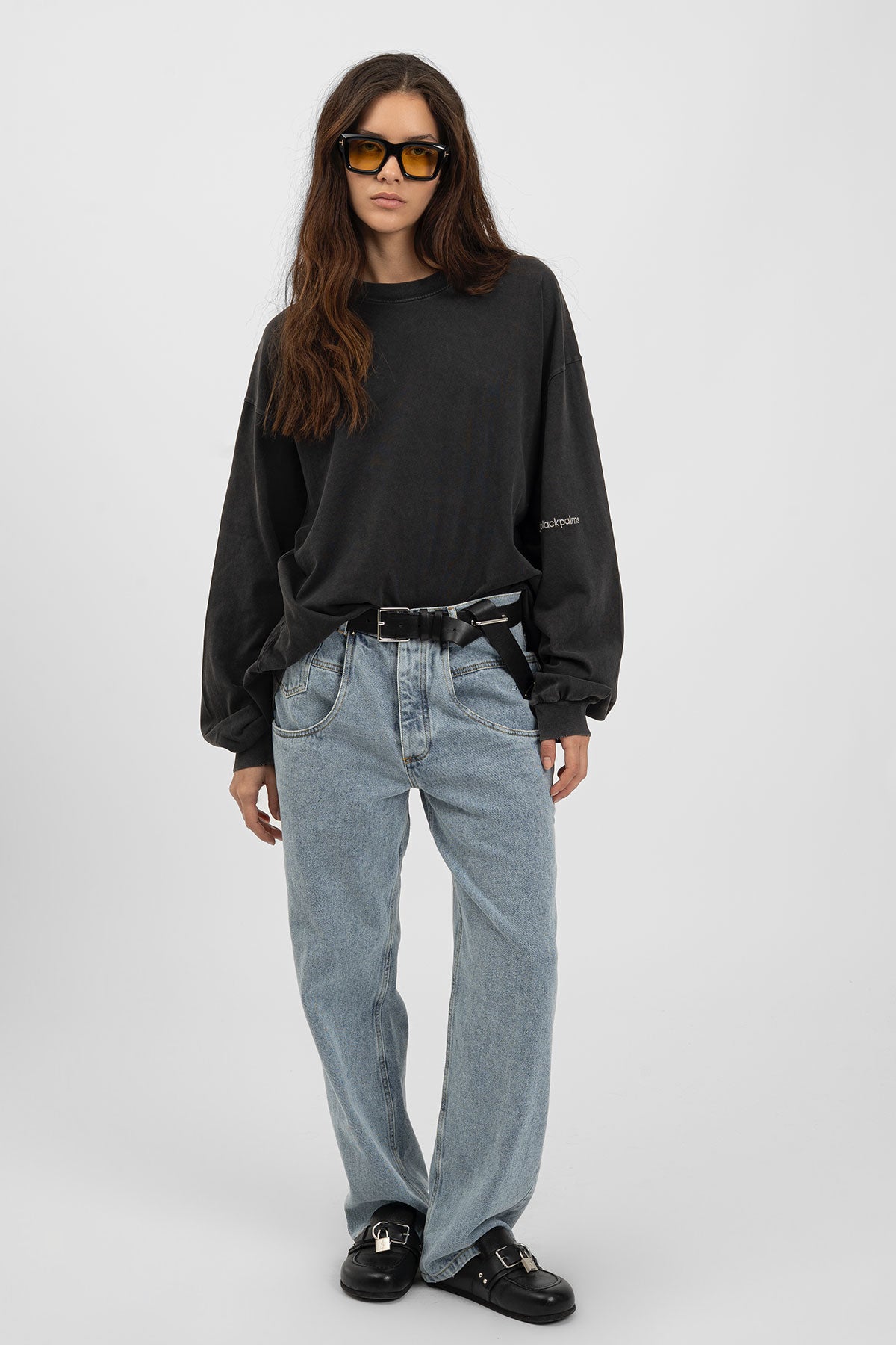 bp ICONIC 003 Long Tee Faded Black