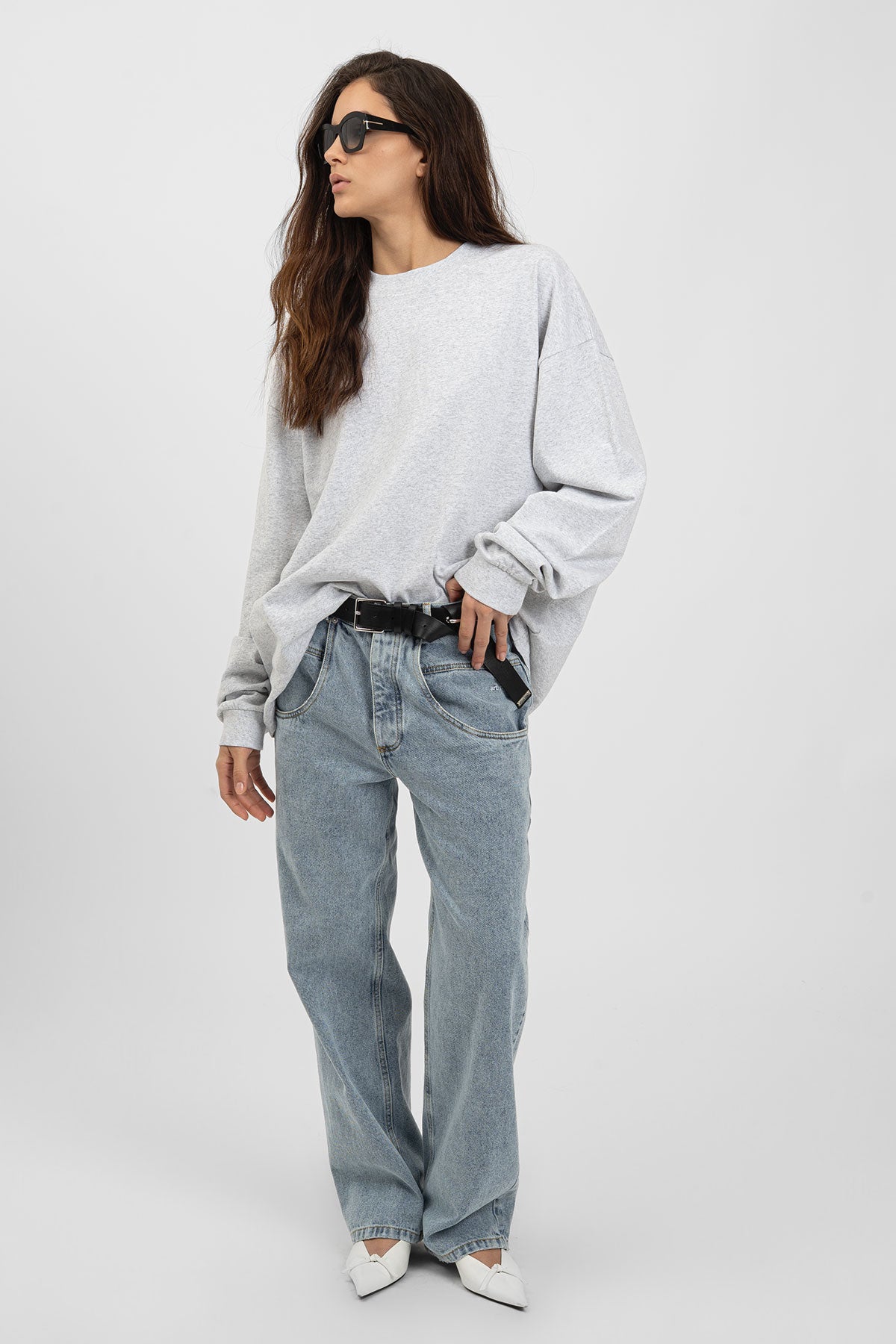 bp ICONIC 003 Long Tee Grey