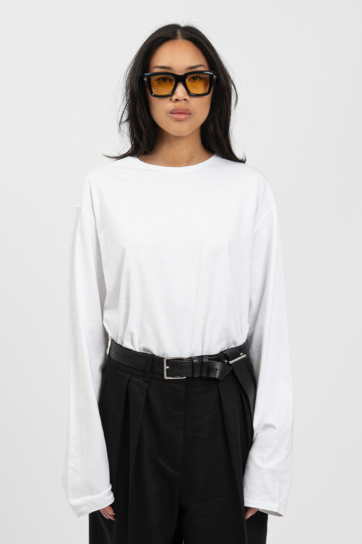 bp FLAME 004 Long Tee White
