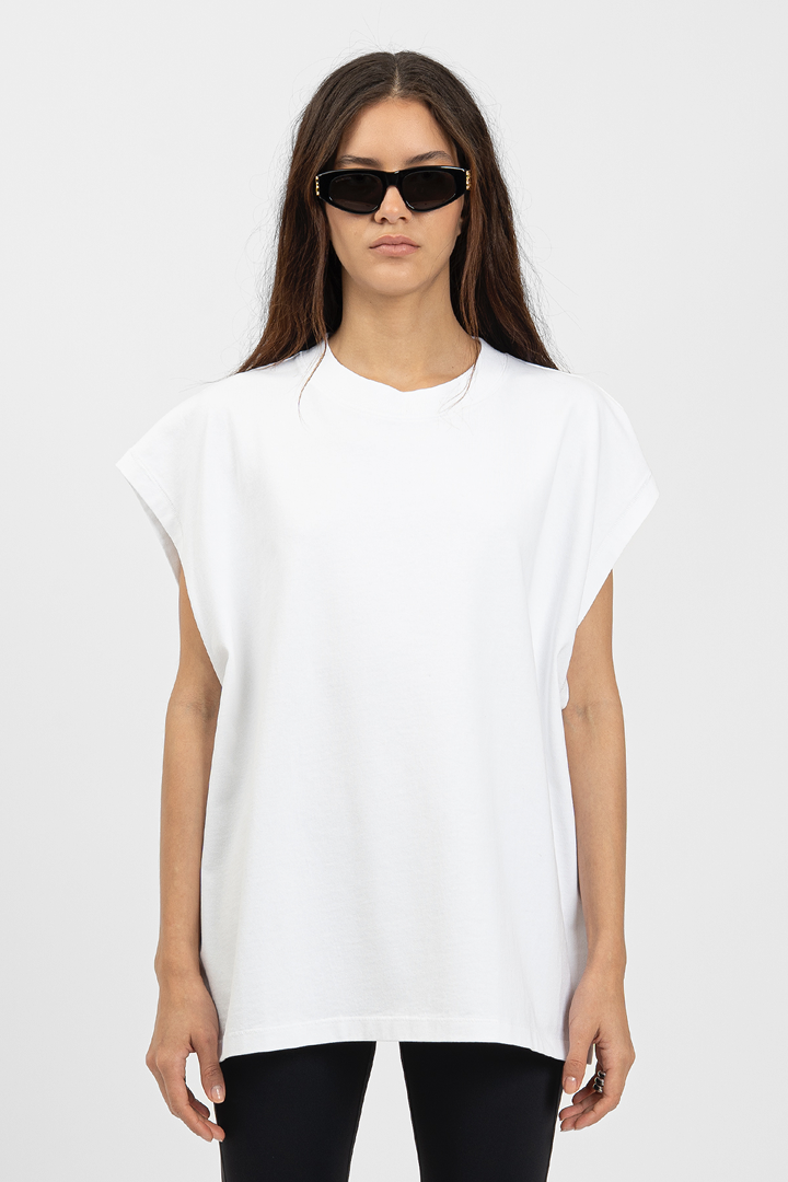 bp HEAVY 013 Sleeveless Tee White