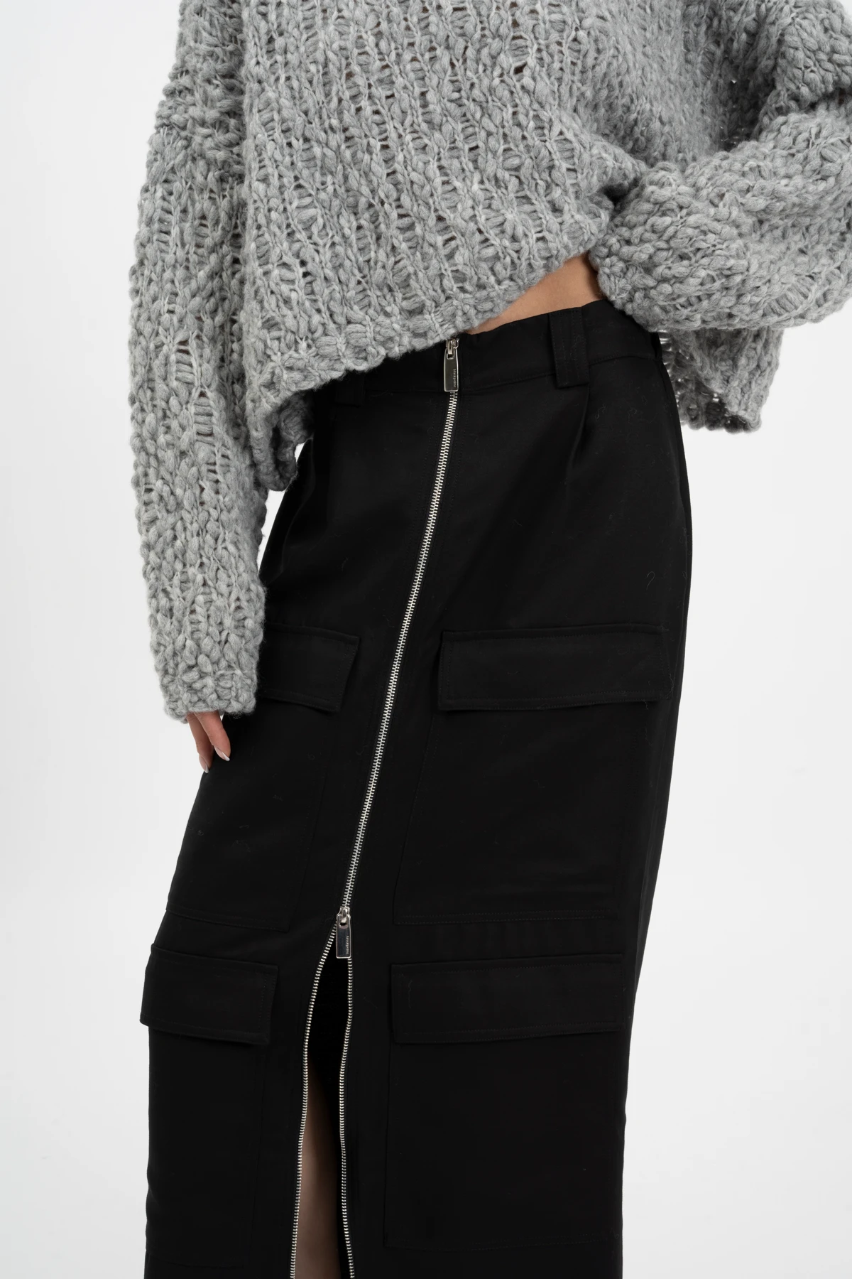 BOBBY Cargo Skirt Black