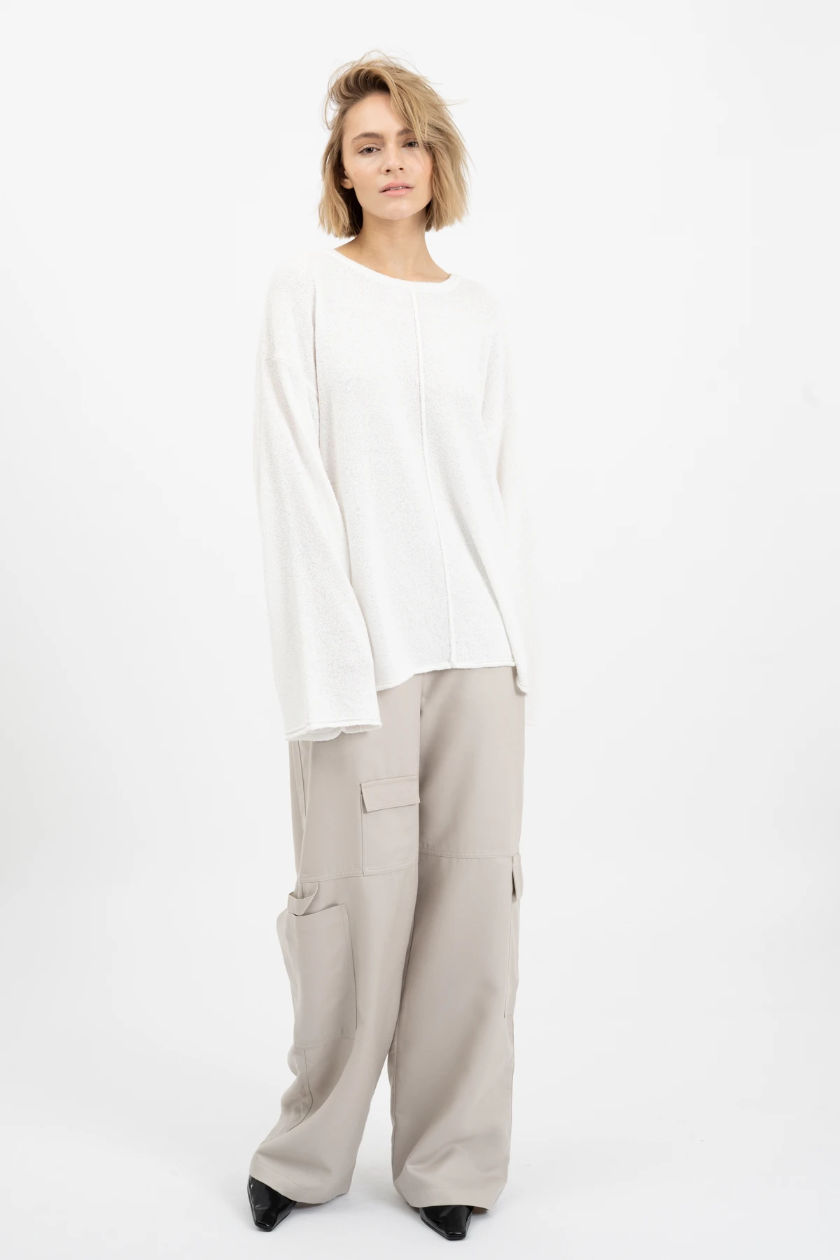 SCHUELI Long Tee Off White