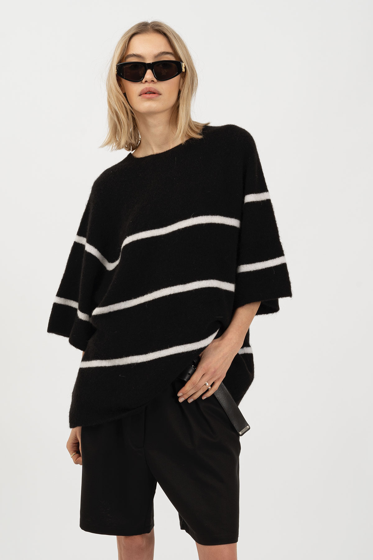 FILINE Tee Black Striped