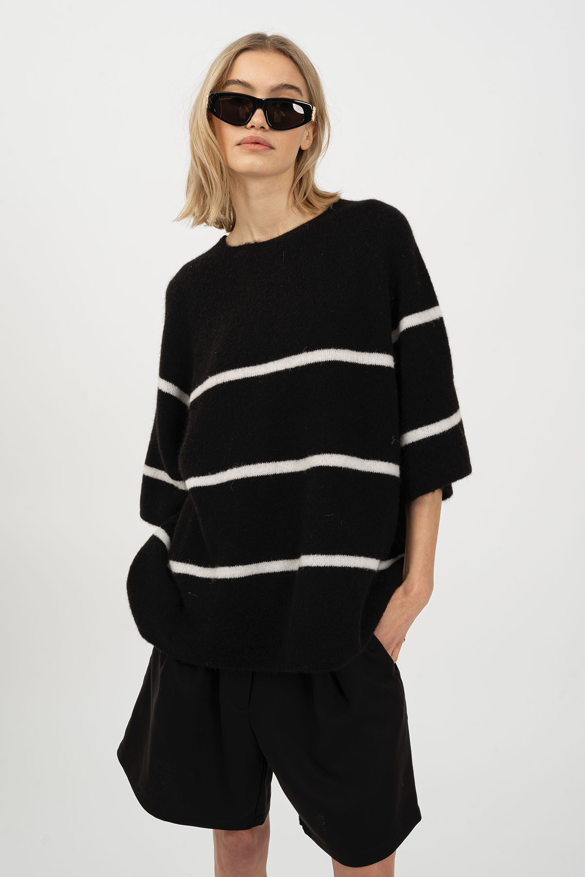 FILINE Tee Black Striped